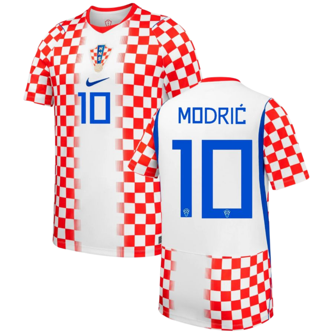 Croatia Home Shirt 2026/27 – Modric Customisation