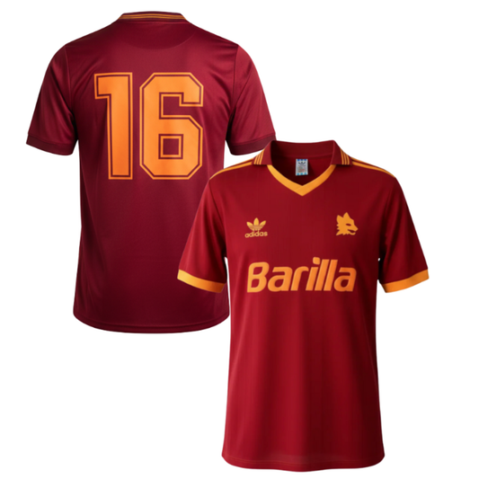 ROMA 1992/1993 CLASSIC [ TOTTI'S DEBUT ]  + PERSONALISED NUMBER