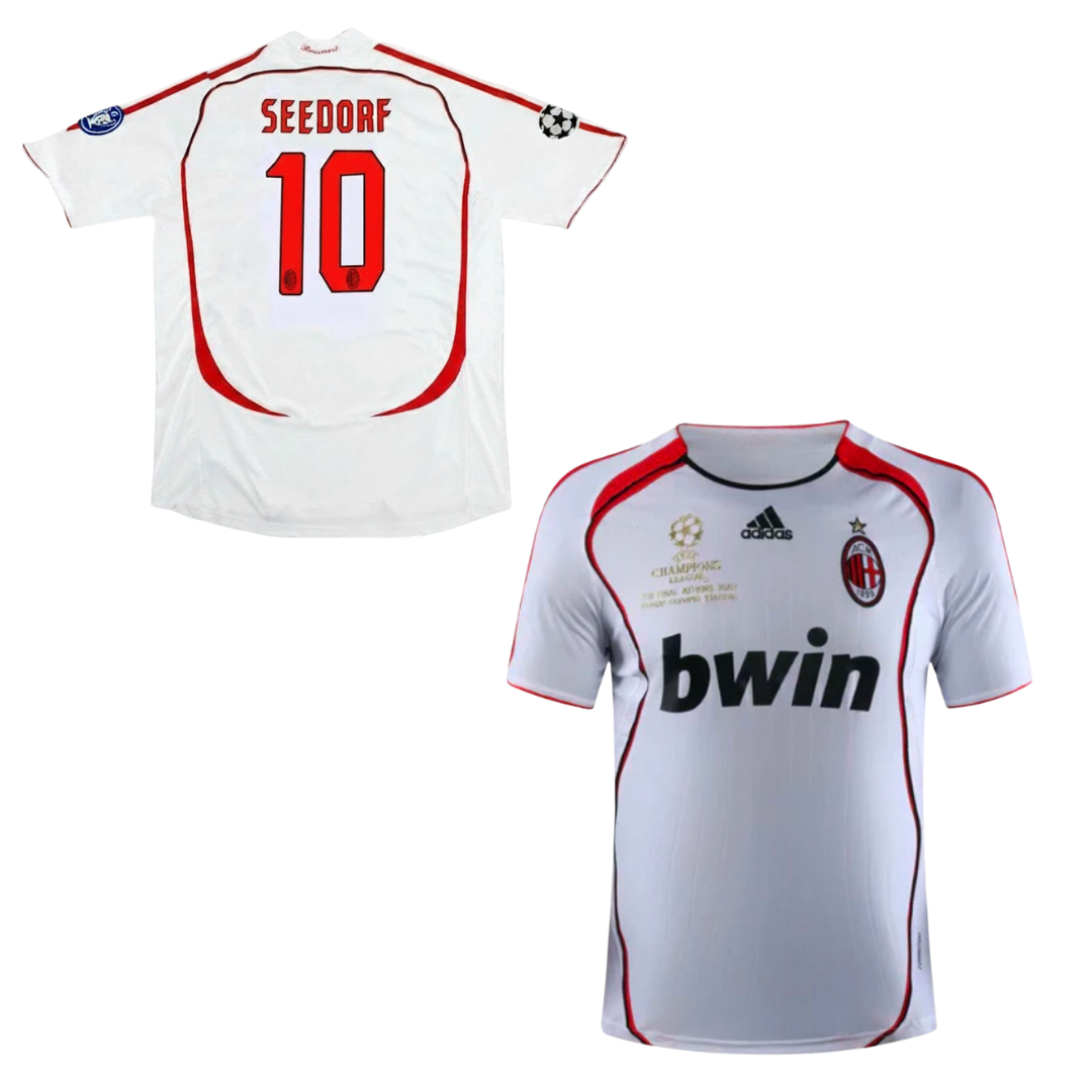HISTORIC AC MILAN AWAY SHIRT CHAMPIONS LEAGUE FINAL 2006-2007 + SEEDORF 10