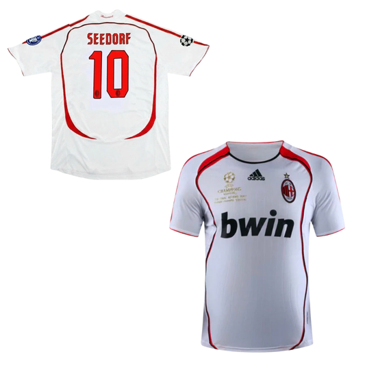 HISTORIC AC MILAN AWAY SHIRT CHAMPIONS LEAGUE FINAL 2006-2007 + SEEDORF 10