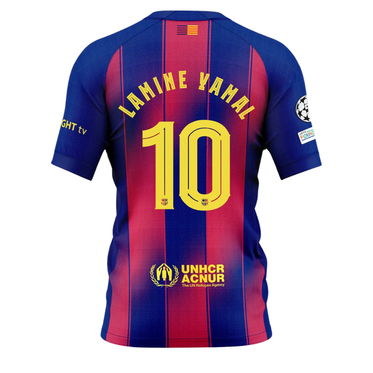 Barcelona Home Shirt Lamine Yamal 2025/26 No Patches
