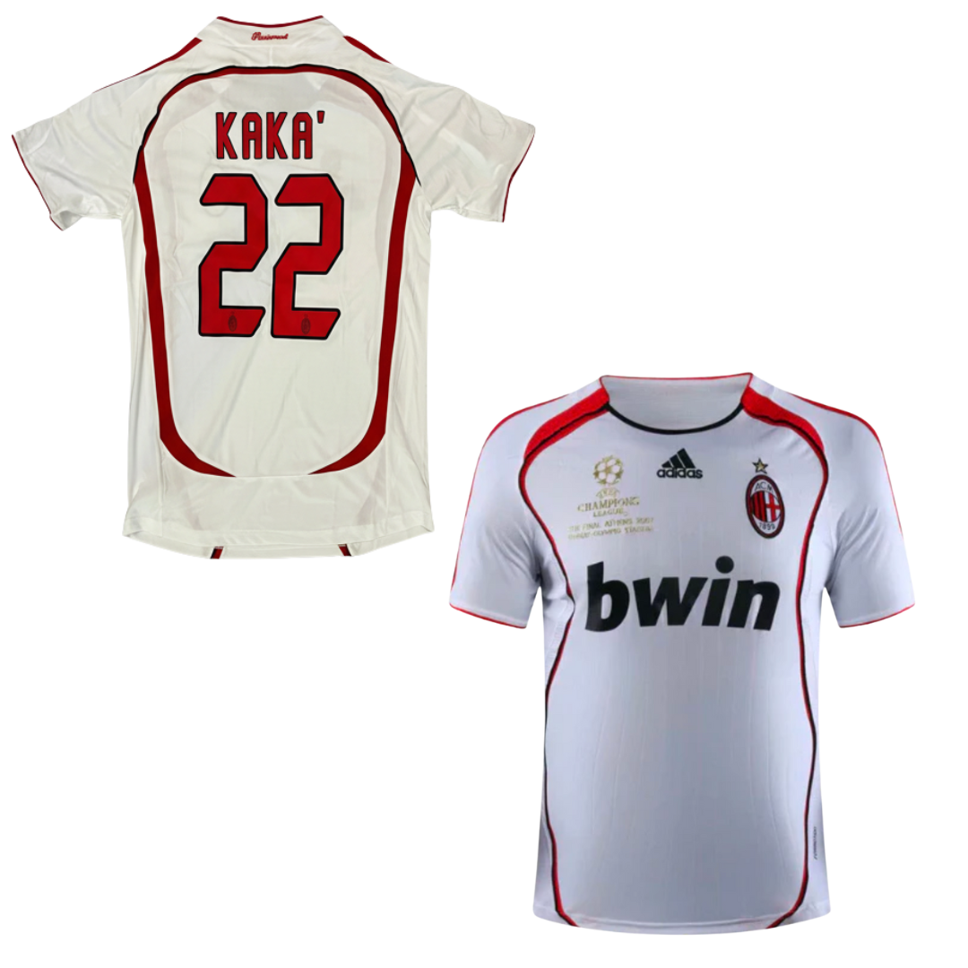 HISTORIC AC MILAN AWAY SHIRT CHAMPIONS LEAGUE FINAL 2006-2007 + KAKÁ 22