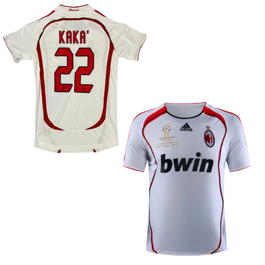 HISTORIC AC MILAN AWAY SHIRT CHAMPIONS LEAGUE FINAL 2006-2007 + KAKÁ 22
