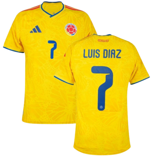 Shirt Colombia Home 2026/27 Customisation Luis Diaz