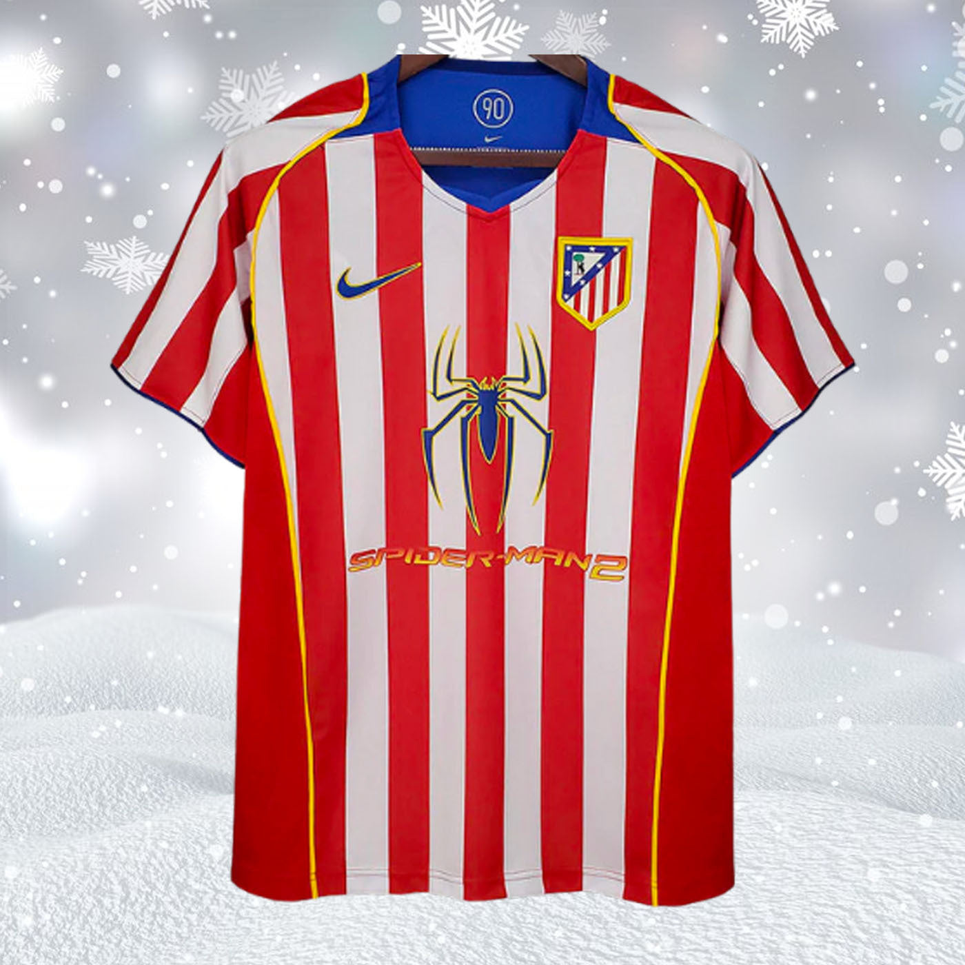 Retro Atletico Madrid Home Shirt 2004/05