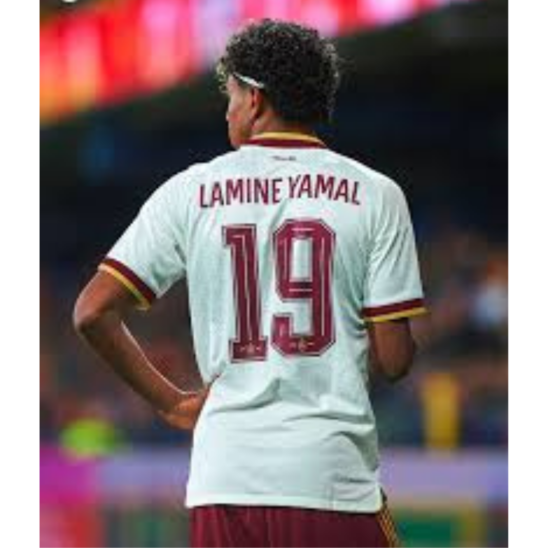 SPAIN AWAY SHIRT 2026/27 LAMINE YAMAL CUSTOMISATION