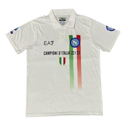 White Napoli Scudetto Shirt 22/23