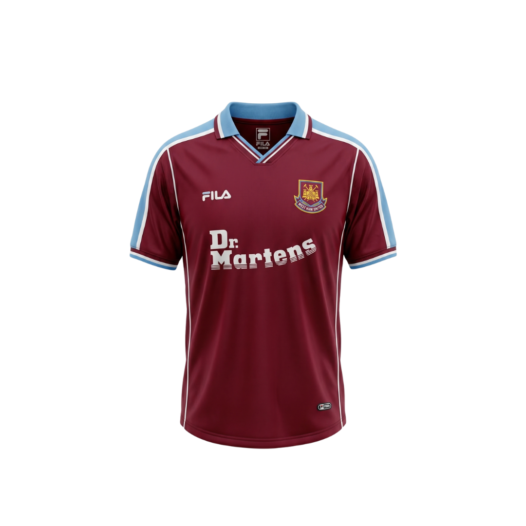 JERSEY RETRO WEST HAM HOME 1999/01