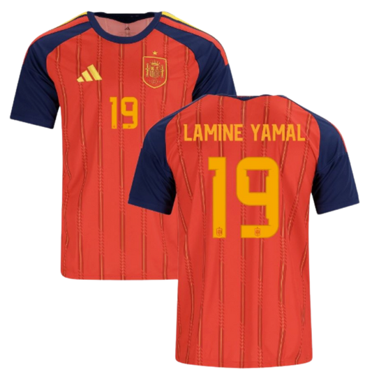 Spain Home Shirt 2026/27 Lamine Yamal Customisation