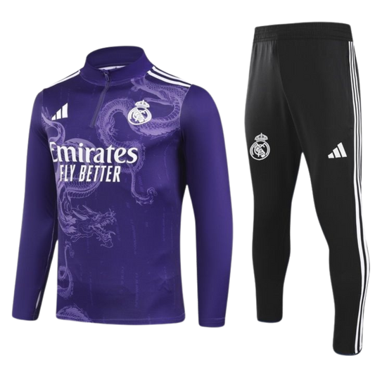 Real Madrid Tracksuit Kit 2024/25