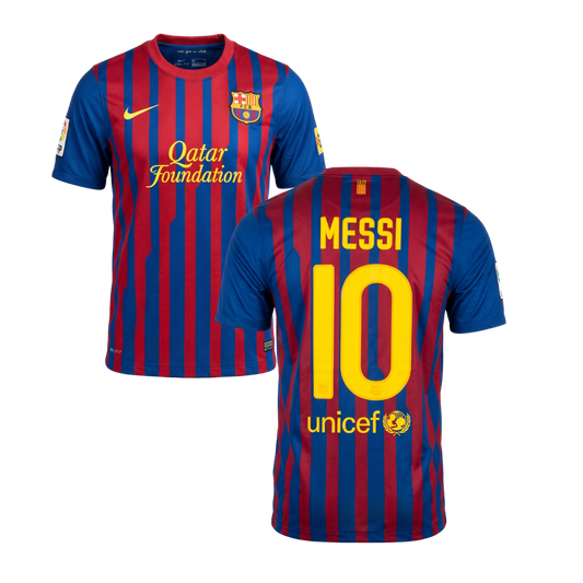 BARCELONA 2011/12 RETRO SHIRT MESSI PERSONALISATION