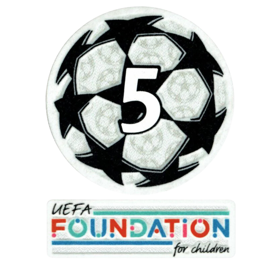21-23 UCL Starball 5-Time Winner + UEFA Foundation Game Patch