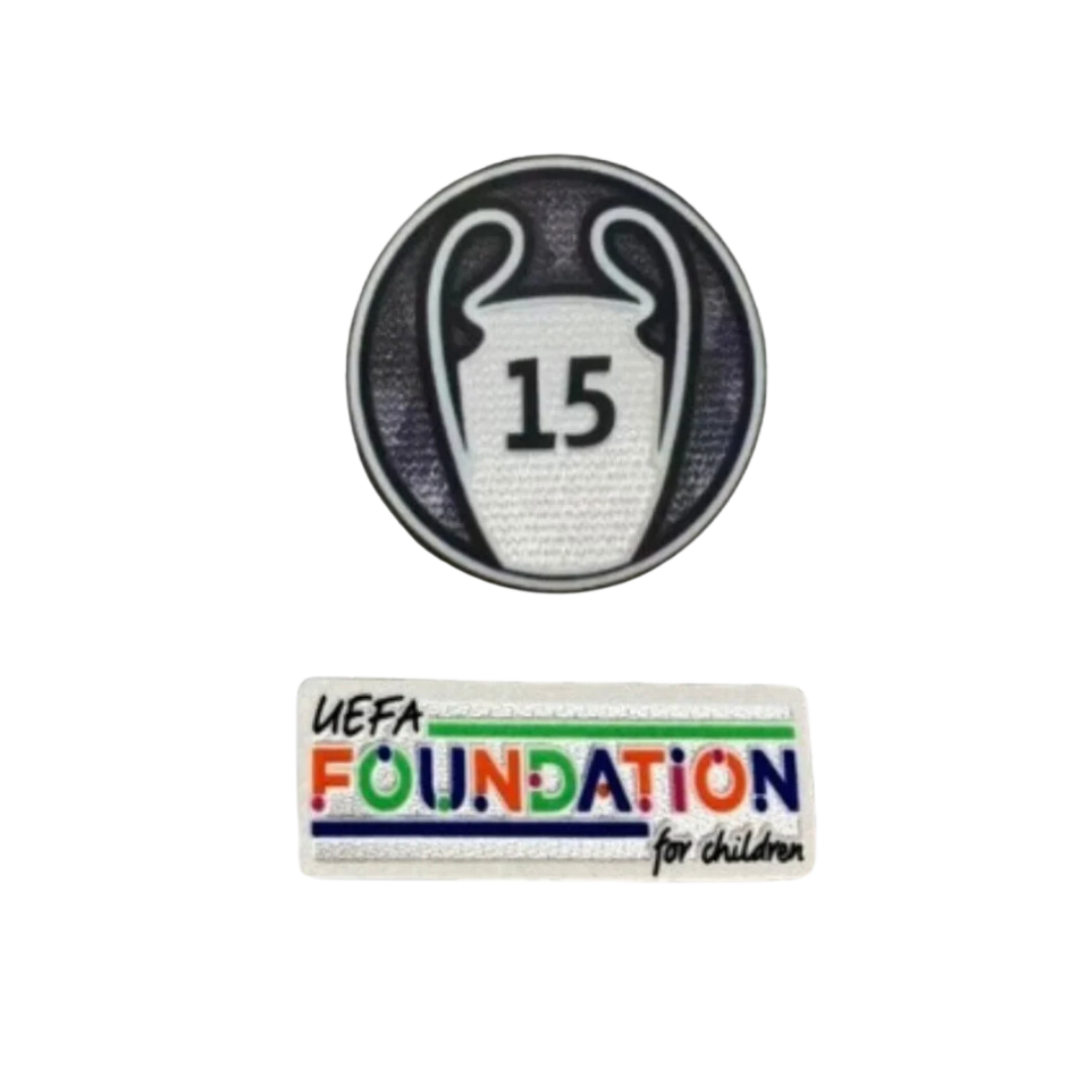 Champions League Football Patch Set Real Madrid 2024 Winner 15