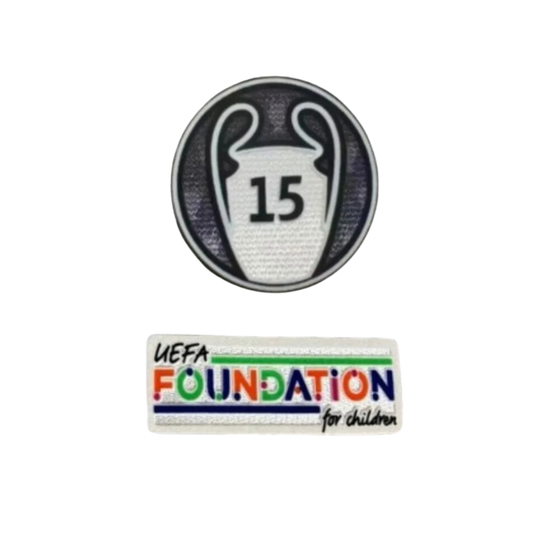 Champions League Football Patch Set Real Madrid 2024 Winner 15
