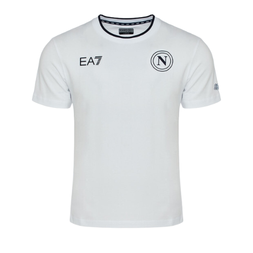 SSC NAPOLI ARMANI WHITE T-SHIRT 2023/24