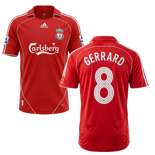 LIVERPOOL 2006/07 CLASSIC SHIRT GERRARD CUSTOMISATION