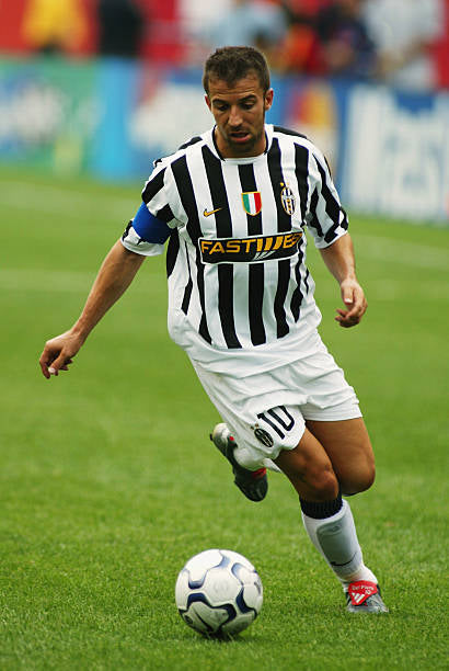 JUVENTUS CLASSIC HOME SHIRT 2003/04 + DEL PIERO 10