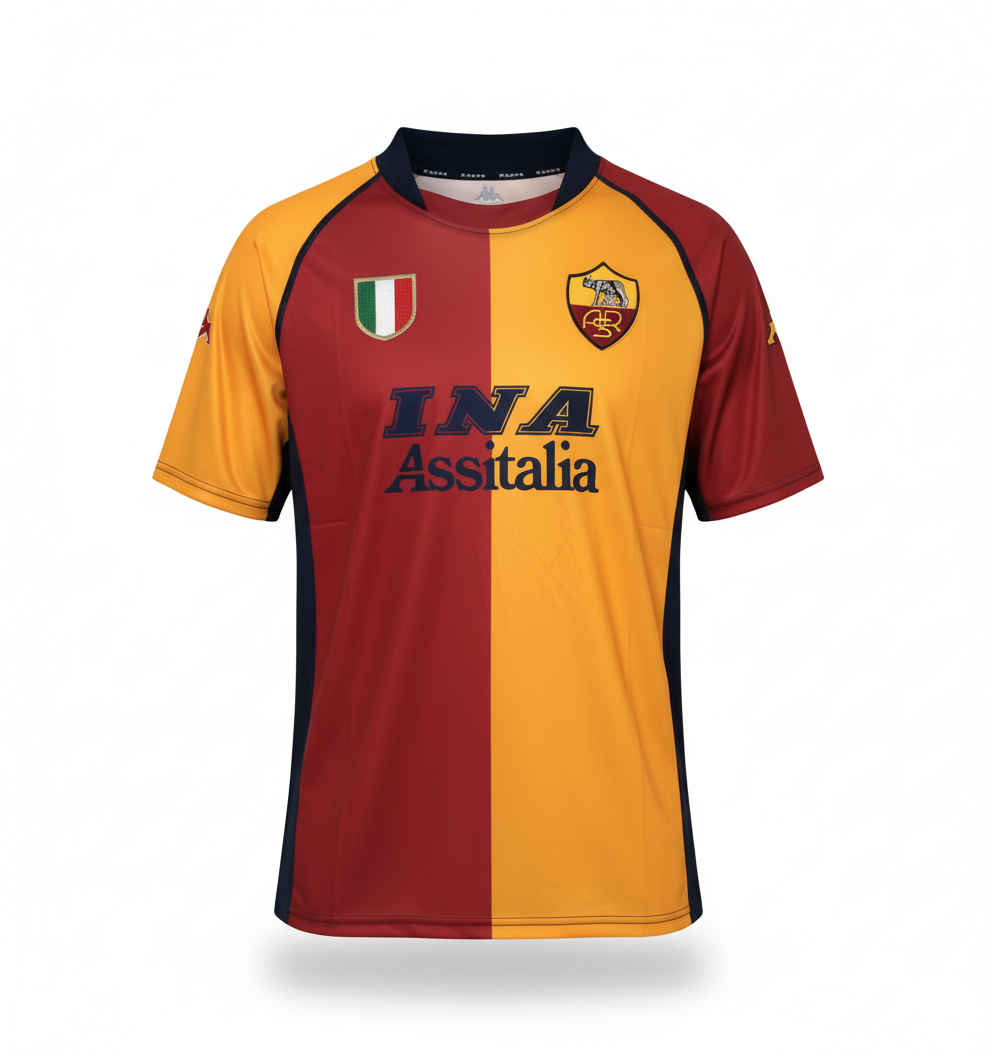 Retro Roma Home Shirt 2001/02