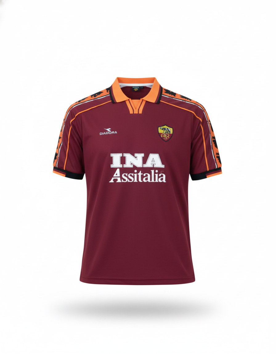 Retro Roma Home Shirt 1997/98