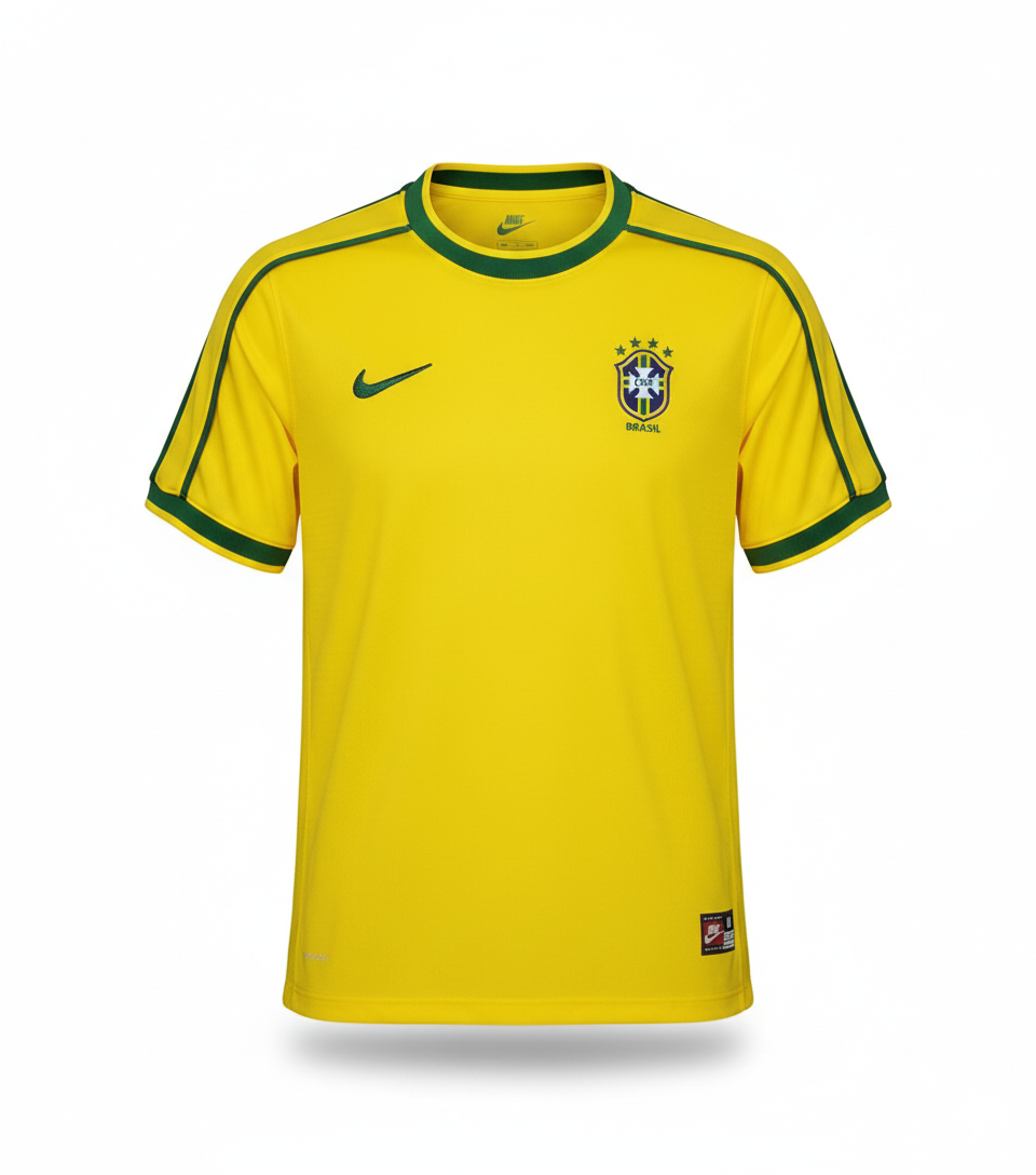 Retro Brazil Home Shirt 1998/99