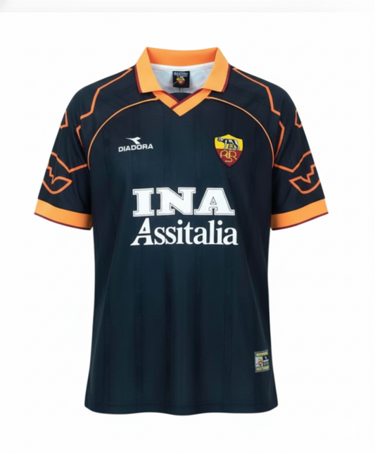 Retro Roma Away Shirt 1999/00
