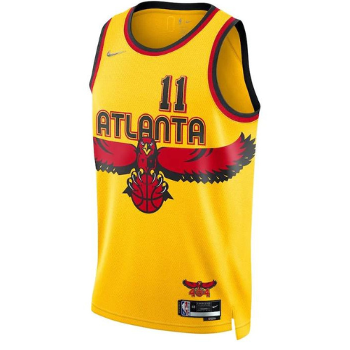 NBA VEST ATLANTA HAWKS NIKE "CITY EDITION" YELLOW 2021/22