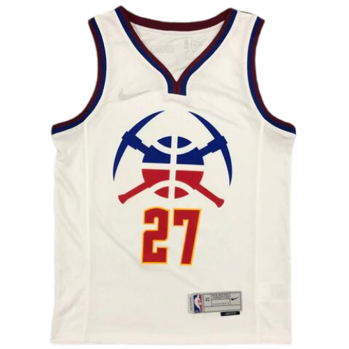 WHITE DENVER NUGGETS NBA VEST 2021/22