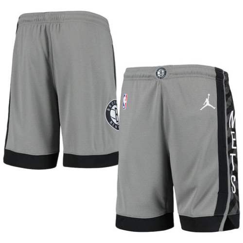 NBA Brooklyn Nets Grey Shorts 2019/20