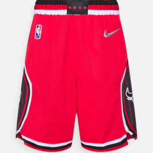 NBA Chicago Bulls Black and Red Shorts 2021/22
