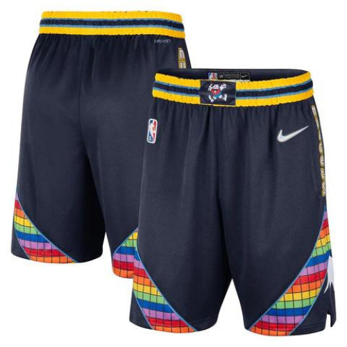 NBA Denver Nuggets Multicolour City Edition 2021/22 Shorts
