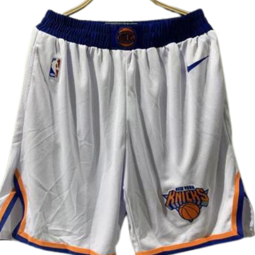 NBA NEW YORK KNICKS WHITE SHORTS 2021/22