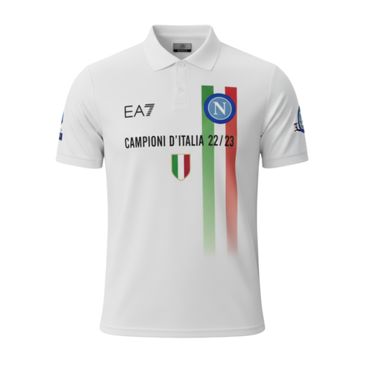 White Napoli Scudetto Shirt 22/23