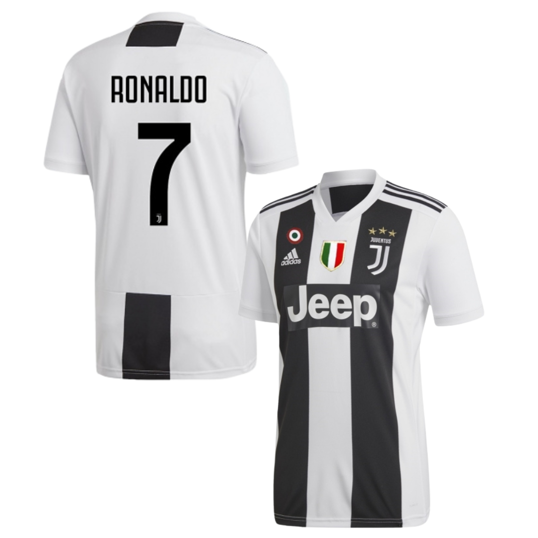 JUVENTUS CLASSIC HOME SHIRT 2018/19 + RONALDO 7