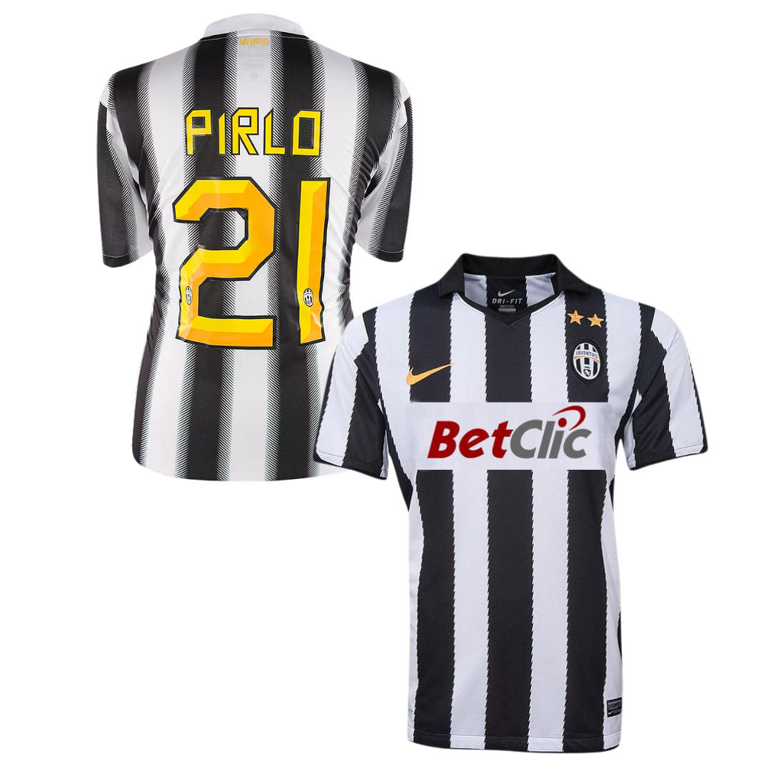 JUVENTUS HISTORIC HOME SHIRT 2011/12 + PIRLO 21