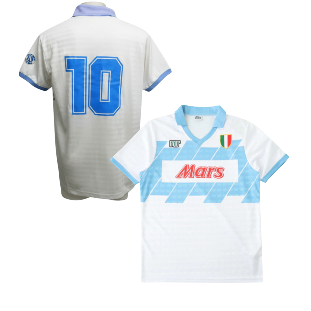 NAPOLI CLASSIC AWAY SHIRT 1990-1991 + MARADONA 10