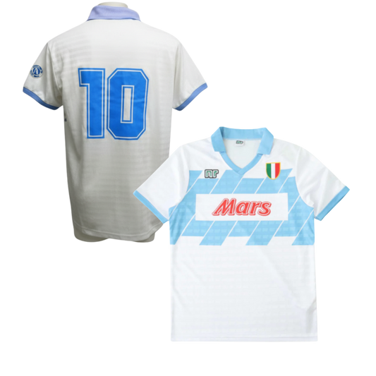 NAPOLI CLASSIC AWAY SHIRT 1990-1991 + MARADONA 10