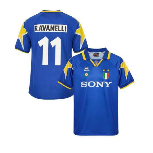 JUVENTUS HISTORIC AWAY SHIRT 1995/96 + RAVANELLI 11