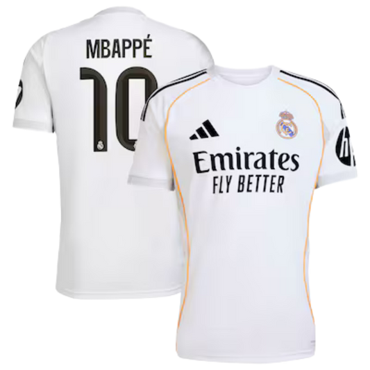 Real Madrid Home Shirt Mbappé 2025/26