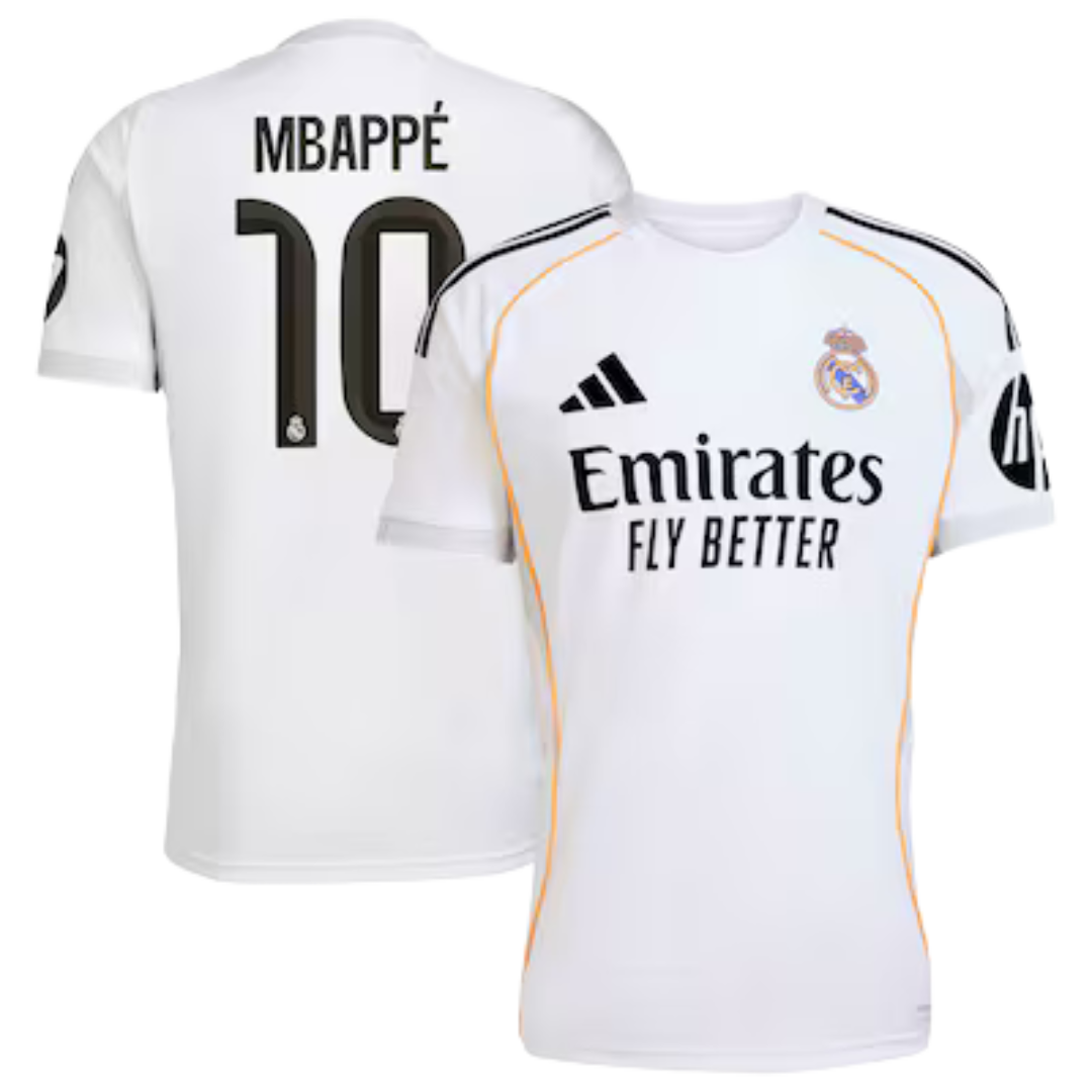 Real Madrid Home Shirt Mbappé 2025/26