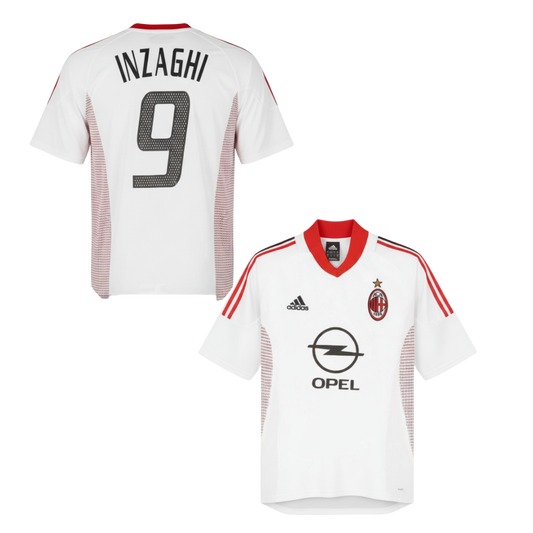 SHIRT AC MILAN CLASSIC AWAY 2002-2003 +INZAGHI 9