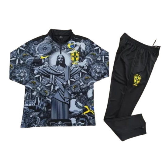 Brazil Special Edition Jesus Tracksuit Kit 2024/25