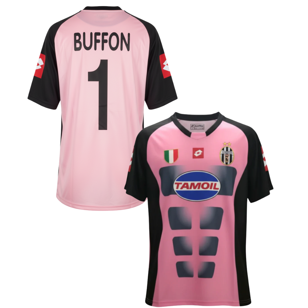 JUVENTUS CLASSIC HOME SHIRT 2002/03 + BUFFON 1