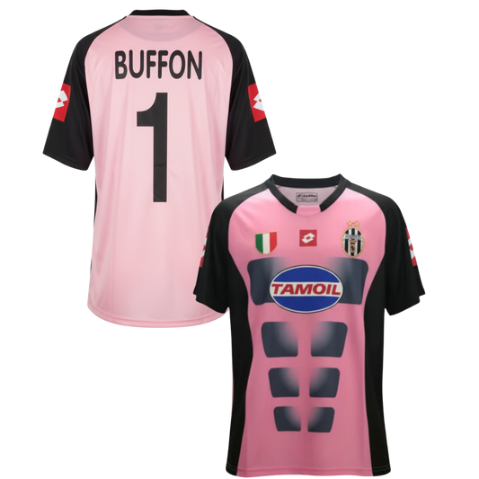 JUVENTUS CLASSIC HOME SHIRT 2002/03 + BUFFON 1