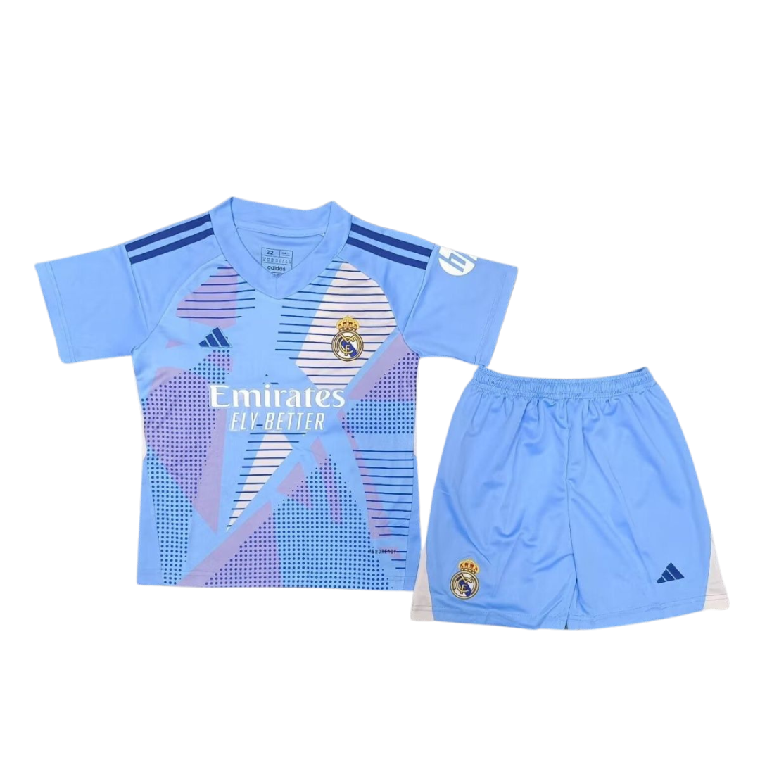 REAL MADRID GOALKEEPER KIDS' KIT 2024/25