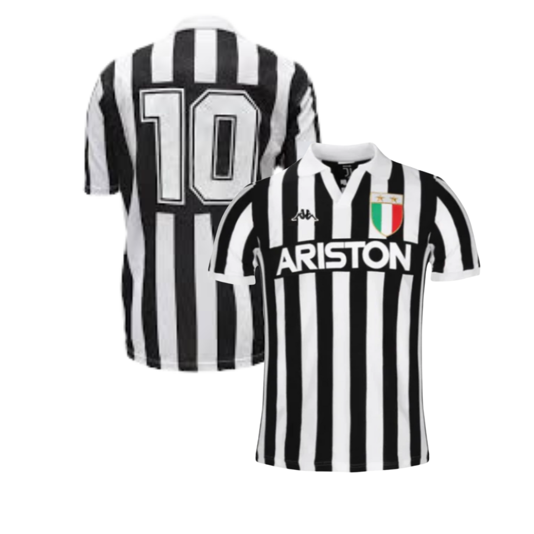 JUVENTUS CLASSIC AWAY SHIRT 1984/85 + PLATINI 10