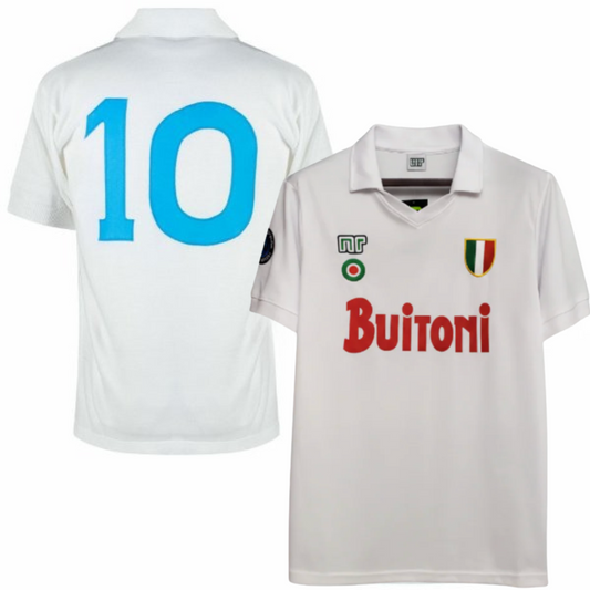 NAPOLI HISTORIC AWAY SHIRT 1987-1988 + MARADONA 10
