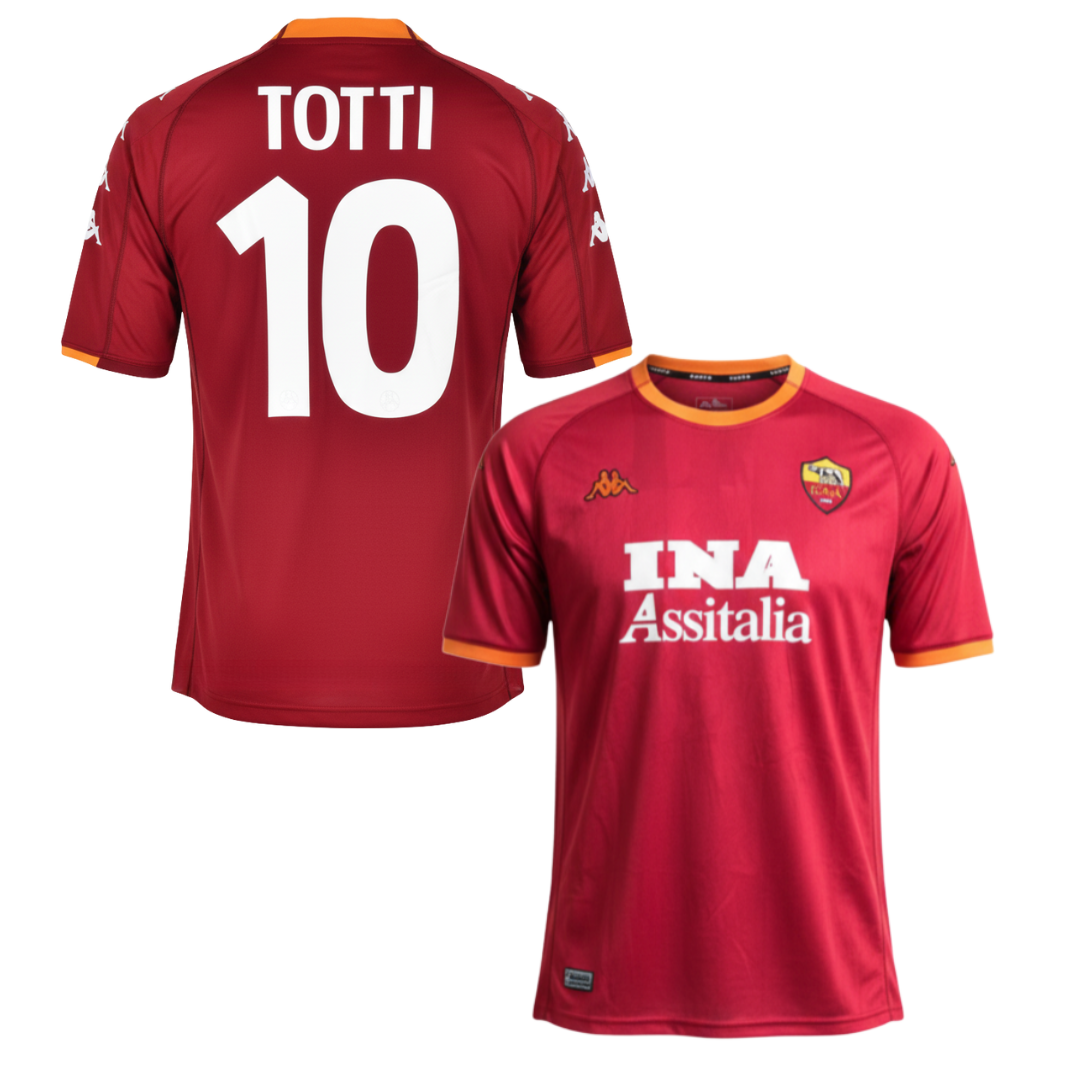 Historic AS Roma Shirt 2000/2001 + TOTTI 10