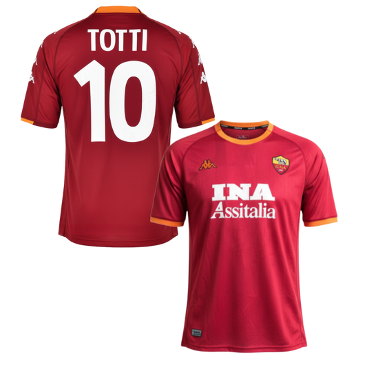 Historic AS Roma Shirt 2000/2001 + TOTTI 10