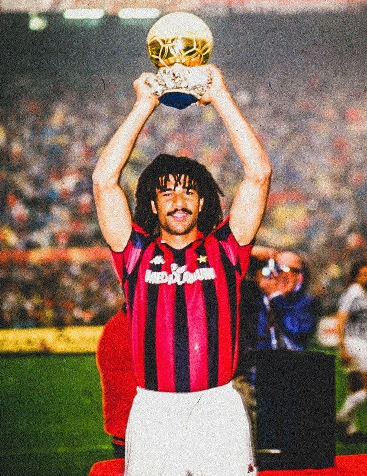 CLASSIC AC MILAN HOME SHIRT 1988-1989 + GULLIT 10
