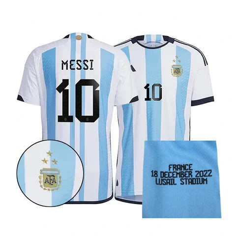 Shirt Argentina Home 2022/23 Special Edition World Cup Winner Qatar.